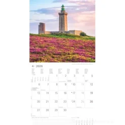 Calendario 2026 Lighthouses cm 30x30