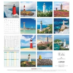 Calendario 2026 Lighthouses cm 30x30