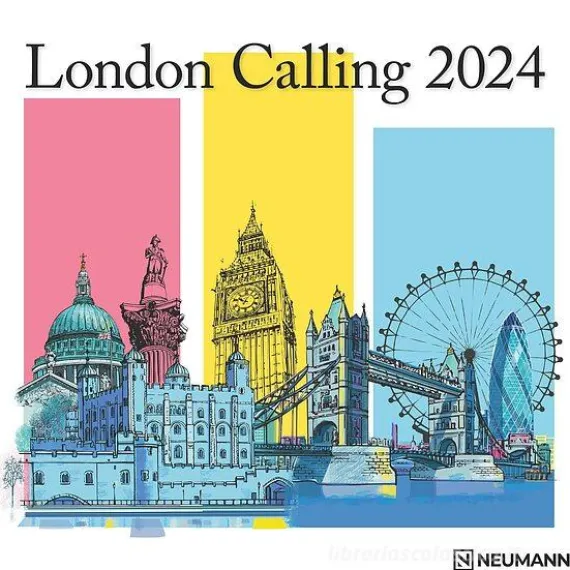 Calendario 2024 London Calling cm 30x30