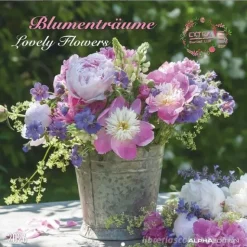 Calendario 2026 Lovely Flowers cm 30x30