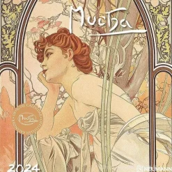 Calendario 2024 Mucha cm 30x30