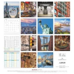 Calendario 2026 New York cm 30x30