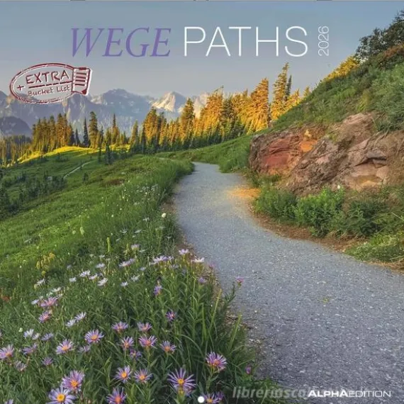 Calendario 2026 Paths cm 30x30