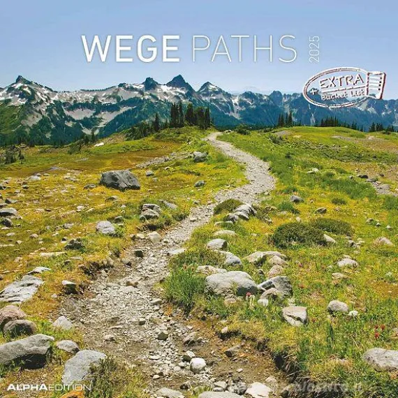 Calendario 2025 Paths cm 30x30