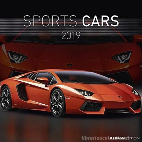 Calendario 2019 Sports Cars 30x30 cm