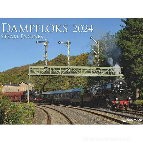 Calendario 2024 Steam Engines cm 42x29,7