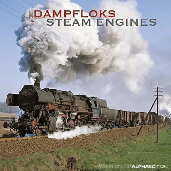Calendario 2021 Steam Engines 30x30