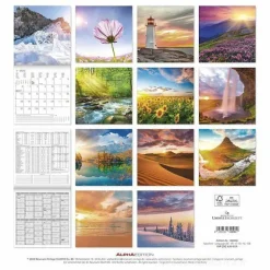 Calendario 2025 Sunny Moments cm 30x30