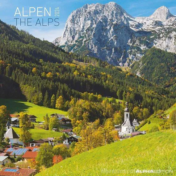 Calendario 2024 The Alps cm 30x30