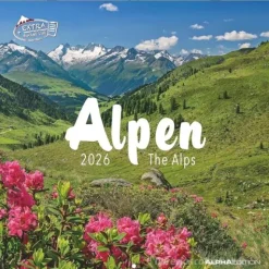 Calendario 2026 The Alps cm 30x30
