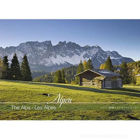 Calendario 2019 The Alps 49,5x34 cm