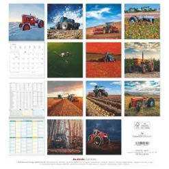 Calendario 2026 Tractors cm 30x30