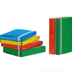 Cartella porta progetti con elastico formato A4 cm 25x34 dorso cm 7 (colori assortiti)