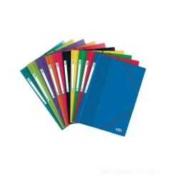 Cartellina a 3 lembi con elastico School Life dorso max 2 cm (colori assortiti)