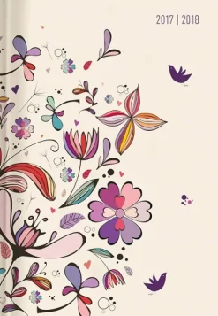 Collegetimer A5 Flower Art settimanale