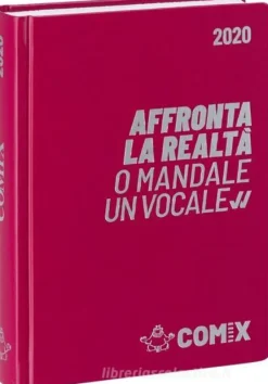 Comix 2019-2020. Agenda 16 mesi. Fucsia e argento