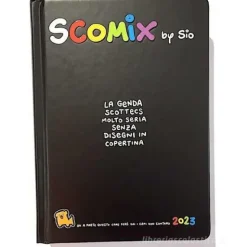 Comix 2022-2023. Agenda 16 mesi medium Scottecs by Sio. Nero