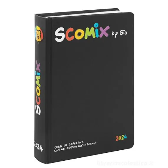 Comix 2023-2024. Agenda 16 mesi medium Scottecs by Sio. Nero