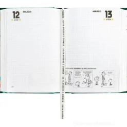 Comix 2025-2026. Agenda 16 mesi mignon plus. Electric Green