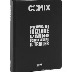 Comix 2022-2023. Agenda 16 mesi mignon plus. Nero e argento
