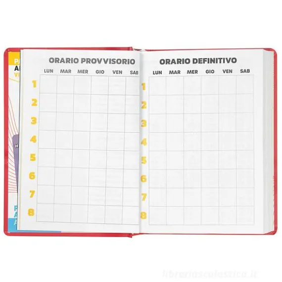 Comix 2023-2024. Agenda 16 mesi mignon plus. Rosso