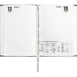 Comix 2025-2026. Agenda 16 mesi mignon plus. Nero e bianco