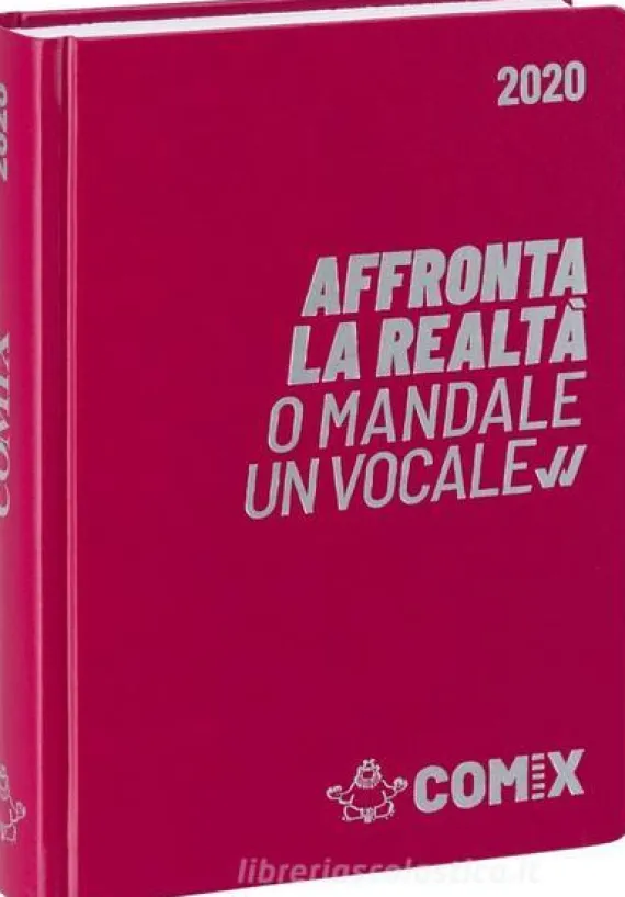 Comix 2019-2020. Agenda 16 mesi mignon plus. Fucsia e argento