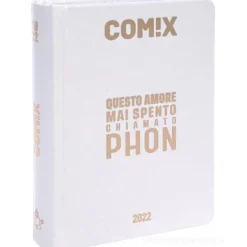 Comix 2021-2022. Agenda 16 mesi mignon plus. Bianco e oro