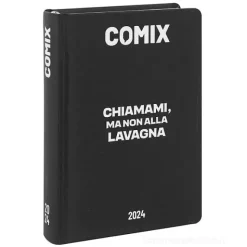 Comix 2023-2024. Agenda 16 mesi mignon plus. Nero e bianco (Lavagna)