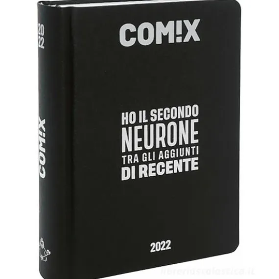 Comix 2021-2022. Agenda 16 mesi mignon plus. Nero e argento