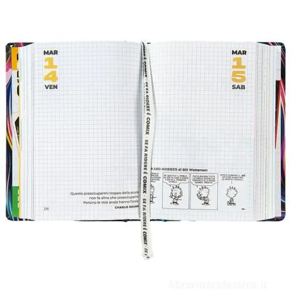 Comix 2024-2025. Agenda 16 mesi mignon plus. Swirls