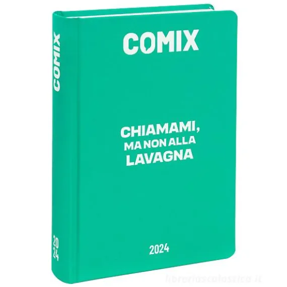 Comix 2023-2024. Agenda 16 mesi mignon plus. Verde smeraldo