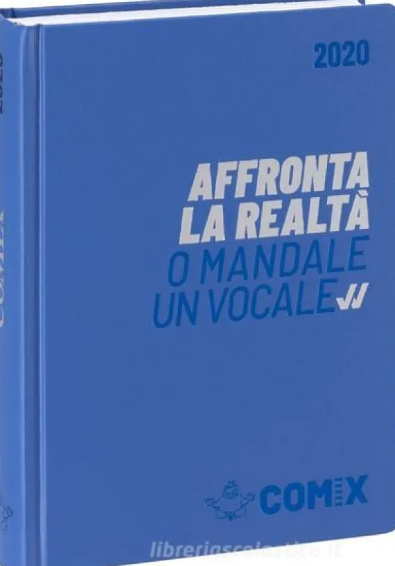 Comix 2019-2020. Agenda 16 mesi mini. Azzurro