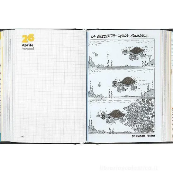 Comix 2023-2024. Agenda 16 mesi mini. Gear Black
