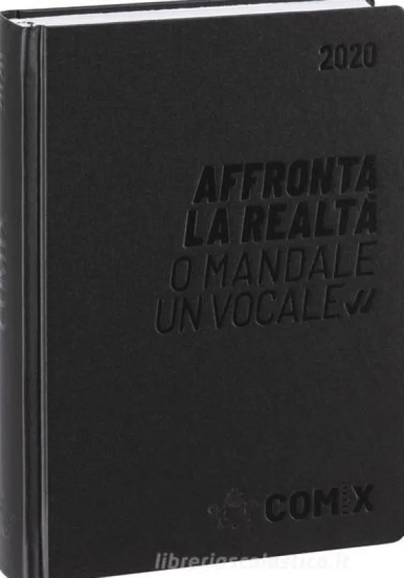 Comix 2019-2020. Agenda 16 mesi mini. Nero