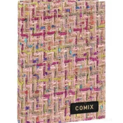 Comix 2022-2023. Agenda 16 mesi mini Special Edition Tessuto intrecciato rosa
