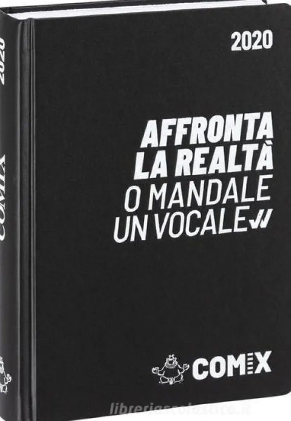 Comix 2019-2020. Agenda 16 mesi. Nero e bianco