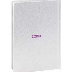 Comix 2022-2023. Agenda 16 mesi standard. Bianco e fucsia glitter