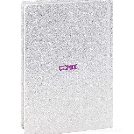 Comix 2022-2023. Agenda 16 mesi standard. Bianco e fucsia glitter
