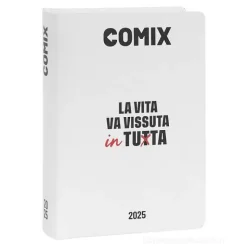 Comix 2024-2025. Agenda 16 mesi standard. Bianco