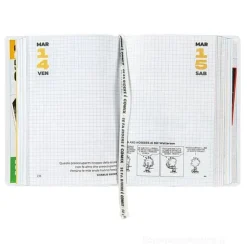 Comix 2024-2025. Agenda 16 mesi standard. Bianco