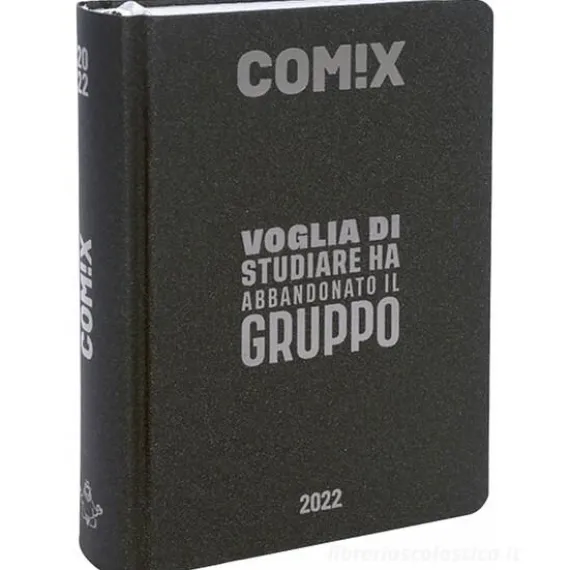 Comix 2021-2022. Agenda 16 mesi standard. Carbone