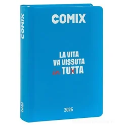 Comix 2024-2025. Agenda 16 mesi standard. Ciano