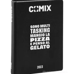 Comix 2022-2023. Agenda 16 mesi standard. Nero e bianco