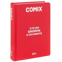 Comix 2023-2024. Agenda 16 mesi standard. Rosso
