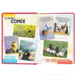 Comix 2023-2024. Agenda 16 mesi standard. Rosso