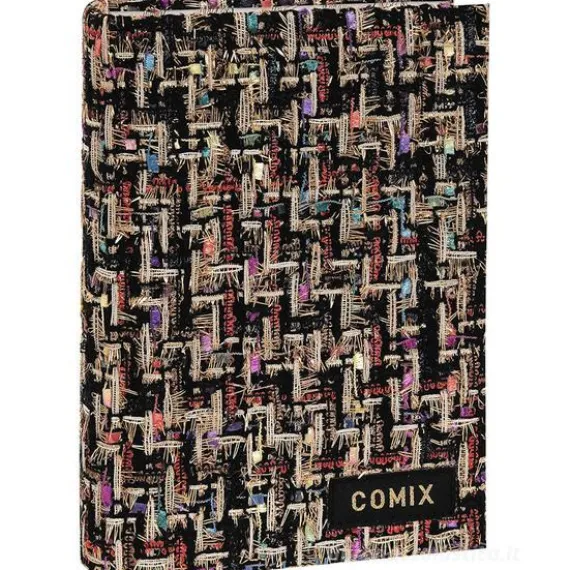 Comix 2022-2023. Agenda 16 mesi standard Special Edition Tessuto intrecciato nero
