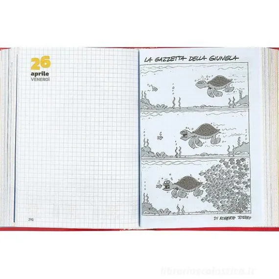 Comix 2023-2024. Agenda 16 mesi standard Special Edition. Rosso vinile