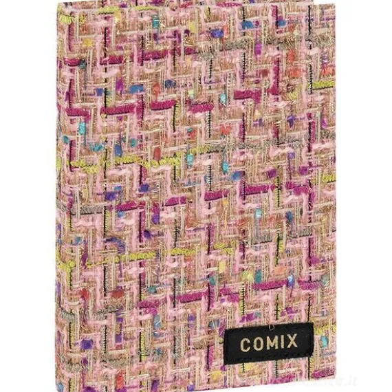 Comix 2022-2023. Agenda 16 mesi standard Special Edition Tessuto intrecciato rosa