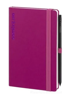 Comix Day 2020. Agenda 12 mesi large con matita. Fucsia